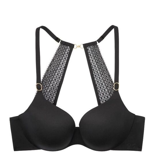 Victoria's Secret Sexy lace INCREDIBLE LIGHTLY LINED DEMI BRA seamless lace 34C - Picture 2 of 13